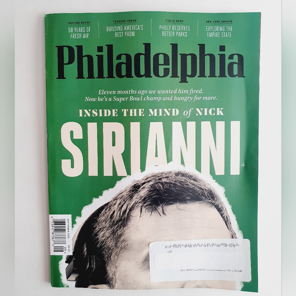 Philadelphia Magazine September, 2025 - Inside the Mind of Nick Sirianni